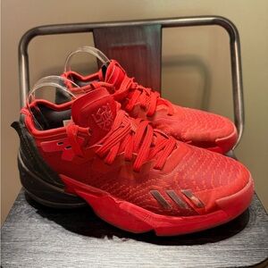 Adidas D.O.N. Issue 4 red Donovan Mitchell basketball shoes Size 7